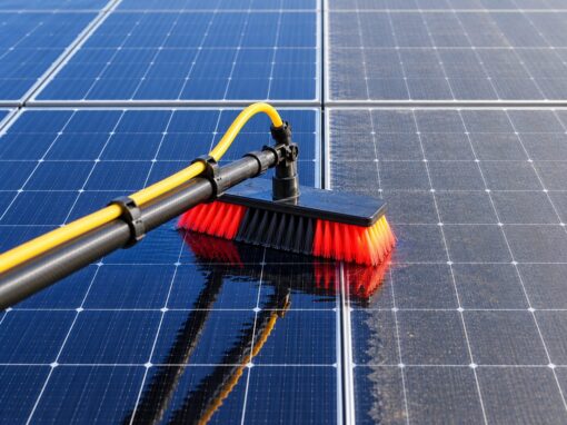 Pflege einer Solaranlage